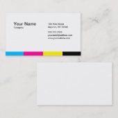CMYK_STRIPES 名刺 (正面/裏面)