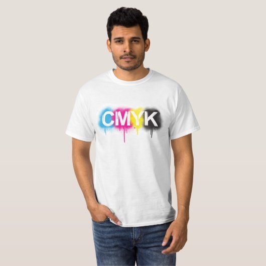 CMYK Tシャツ (正面フル)