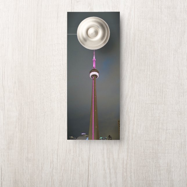 CNタワーがRoseWritesに邪魔されない ドアノブサイン (ノブ)