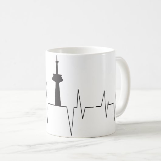 CNタワーの音波 コーヒーマグカップ (正面右)