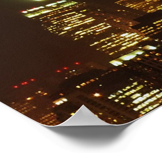 CNタワーイントロント稲妻ストライキ ポスター (角)