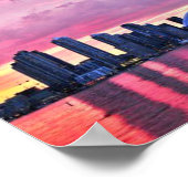 CNタワー: Center Island Torontoからのビュー ポスター (角)