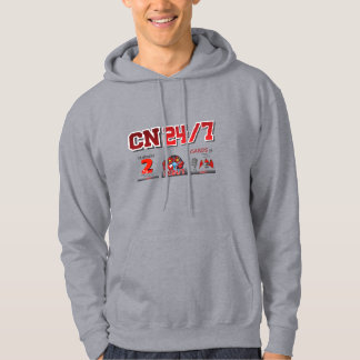 CN24-7ネットワークのスエットシャツ-人 パーカ