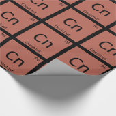 Cn - 栗のナット化学 周期表の記号 ラッピングペーパー (角)
