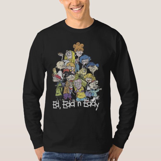 CN Ed, Edd N Eddyグループショットロゴ Tシャツ (正面)