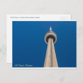 CN Tower, Toronto, Ontario，カナダのはがき ポストカード (正面/裏面)