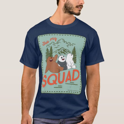 CN We Bare Bears This My Squad Tシャツ (正面)