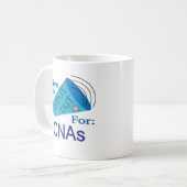 CNAに対して大声で叫ぶ コーヒーマグカップ (正面左)