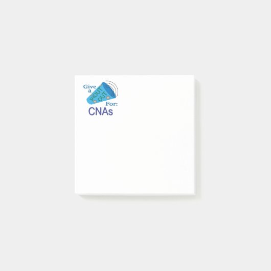 CNAに対して大声で叫ぶ ポストイット (正面)