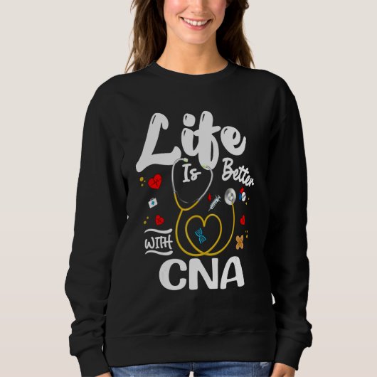 CNAのためのCNA看護 スウェットシャツ (正面)