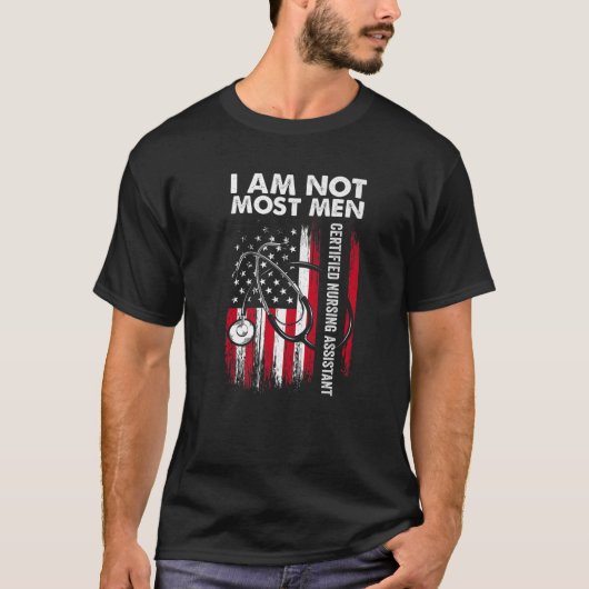CNAのほとんどの男性認定看護助手 Tシャツ (正面)