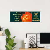 CNAのアートポスターバラ認定看護助手 ポスター (ホームオフィス)