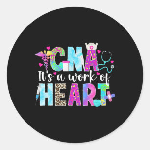 Cnaの仕事ハート認定看護士Istant Cna Nur ラウンドシール