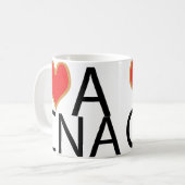 CNAを愛する コーヒーマグカップ (正面左)