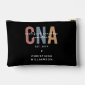 CNAカスタムレトロ認定看護助手ギフト アクセサリーポーチ (裏面)