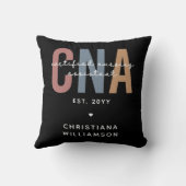 CNAカスタムレトロ認定看護助手ギフト クッション (裏面)