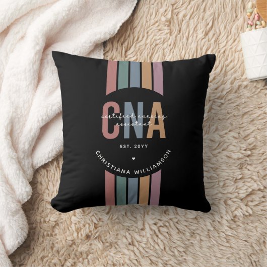 CNAカスタムレトロ認定看護助手ギフト クッション (ブランケット)
