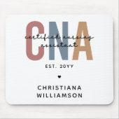 CNAカスタムレトロ認定看護助手ギフト マウスパッド (正面)