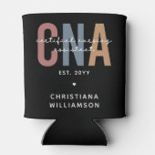 CNAカスタムレトロ認定看護助手ギフト 缶クーラー (裏面)