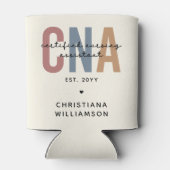 CNAカスタムレトロ認定看護助手ギフト 缶クーラー (裏面)