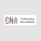 CNAカスタムレトロ認定看護助手 名札 (正面)