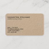 CNAカスタムロゴまたは写真 名刺 (裏面)