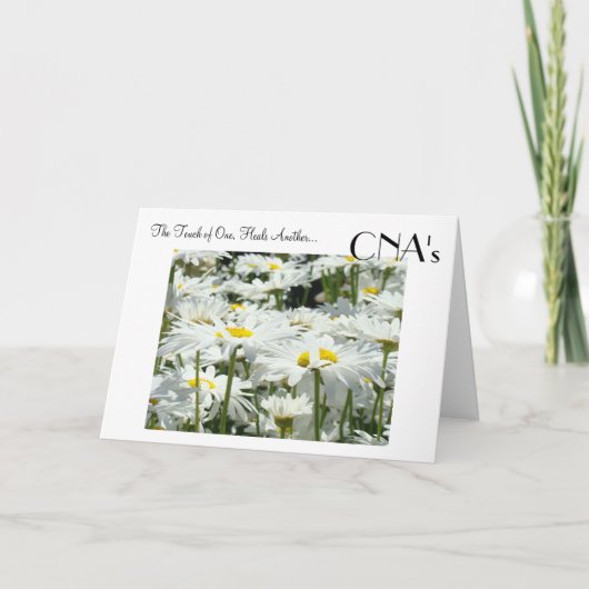 CNAカードTouch気に修復のCNAグリーティングカード カード (正面)