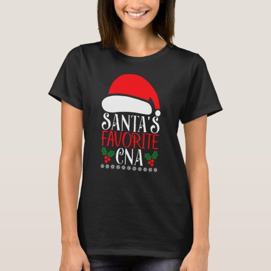 CNAサンタお気に入りのスクリスマスTシャツ Tシャツ (正面)