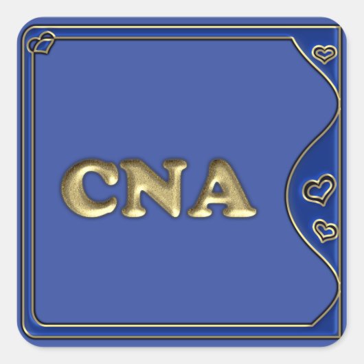 CNAステッカー スクエアシール (正面)
