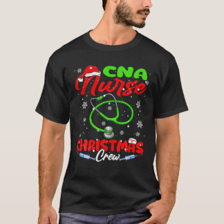 CNAナースクリスムクルーおもしろいサンタナース看護 Tシャツ
