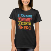 CNAナースMommy Essential Hero認定看護A Tシャツ (正面)