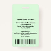 CNAパーソナライズされたバッジ バッジ (裏面)