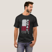 CNAフラグ認定看護補助員看護師感謝 Tシャツ (正面フル)