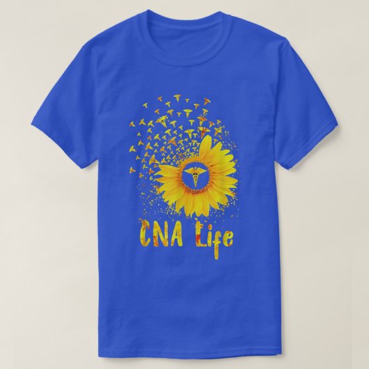 CNAライフサンフラワーキュートナース Tシャツ (デザイン正面)
