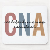 CNAレトロ認定看護助手ギフト マウスパッド (正面)