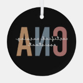 CNAレトロ認定看護助手 ガラスオーナメント (裏面)