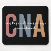 CNAレトロ認定看護助手 マウスパッド (正面)