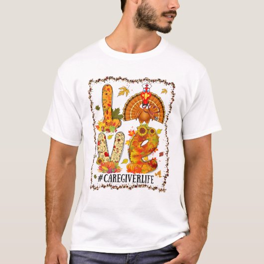 CNA介護者の感謝祭 Tシャツ (正面)