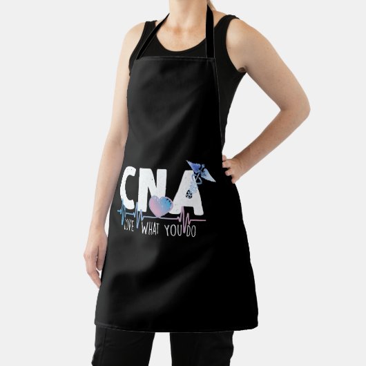 CNA心拍認定看護を行う人が大好き エプロン (インサイチュ)