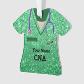 CNA看護カスタム学校医師の健康 オーナメント (正面)