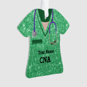 CNA看護カスタム学校医師の健康 オーナメント (正面)