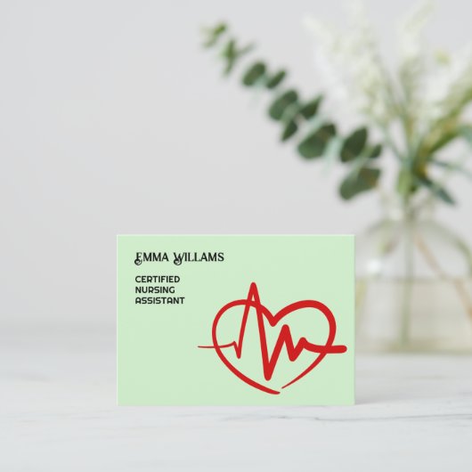 CNA看護助手 名刺 (スタンド正面)