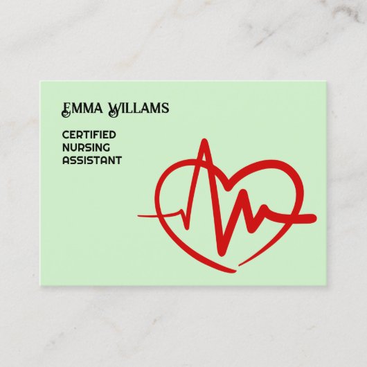 CNA看護助手 名刺 (正面)