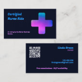 CNA看護QR 名刺 (正面/裏面)