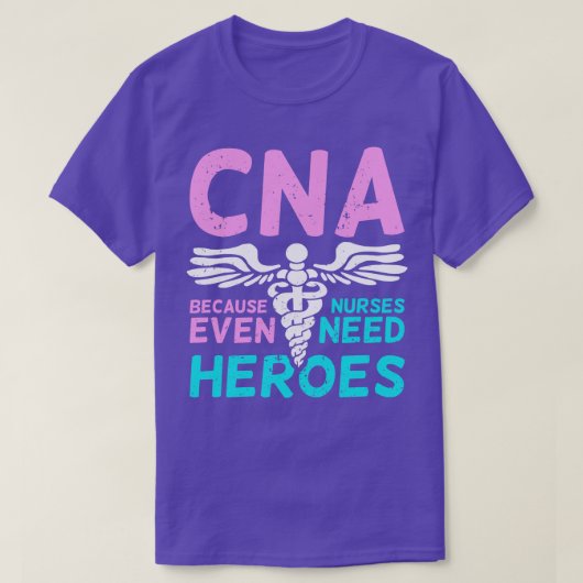 Cna認定の看護助手ギフト Tシャツ (デザイン正面)