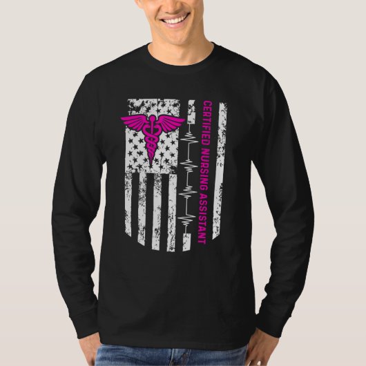 CNA認定インスパイア看護助手 Tシャツ (正面)