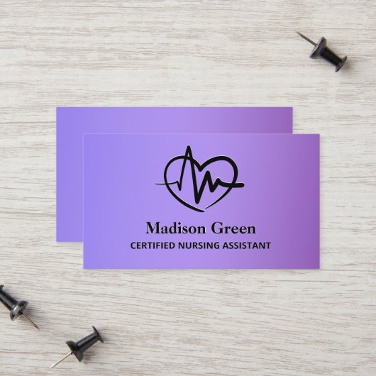 CNA認定看護助手 コーリングカード (正面/裏面インサイチュ)