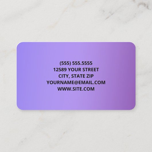 CNA認定看護助手 名刺 (裏面)