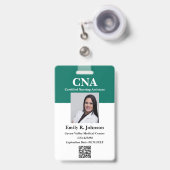 CNA モダン IDバッジ バッジ (正面（伸縮クリップ）)