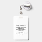 CNA モダン IDバッジ バッジ (裏面（伸縮クリップ）)